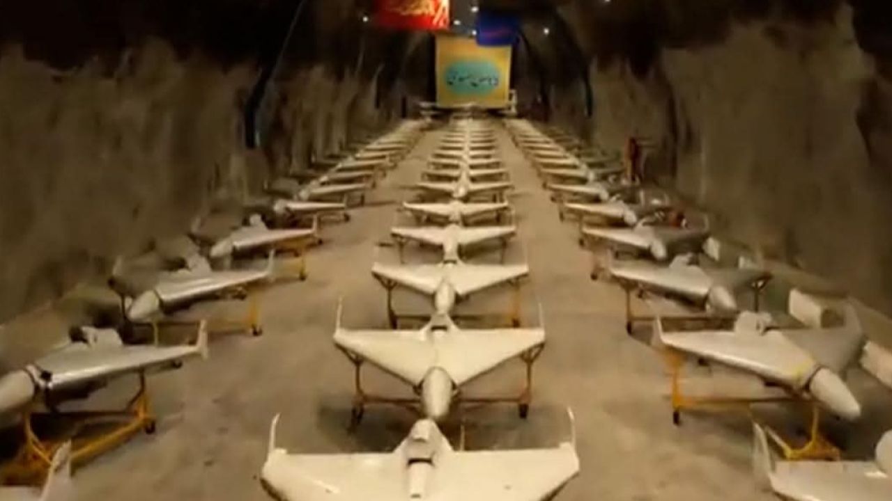 ভূগর্ভস্থ বিশাল ড্রোন ঘাঁটির ভিডিও প্রকাশ করল ইরান