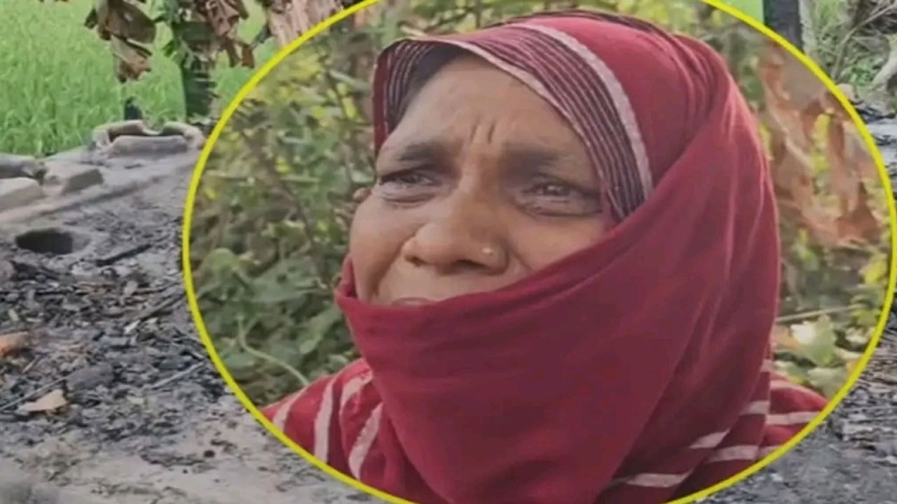 নেশার টাকা না পেয়ে মাকে পিটিয়ে নিজ ঘরে আগুন দিল পাষণ্ড ছেলে