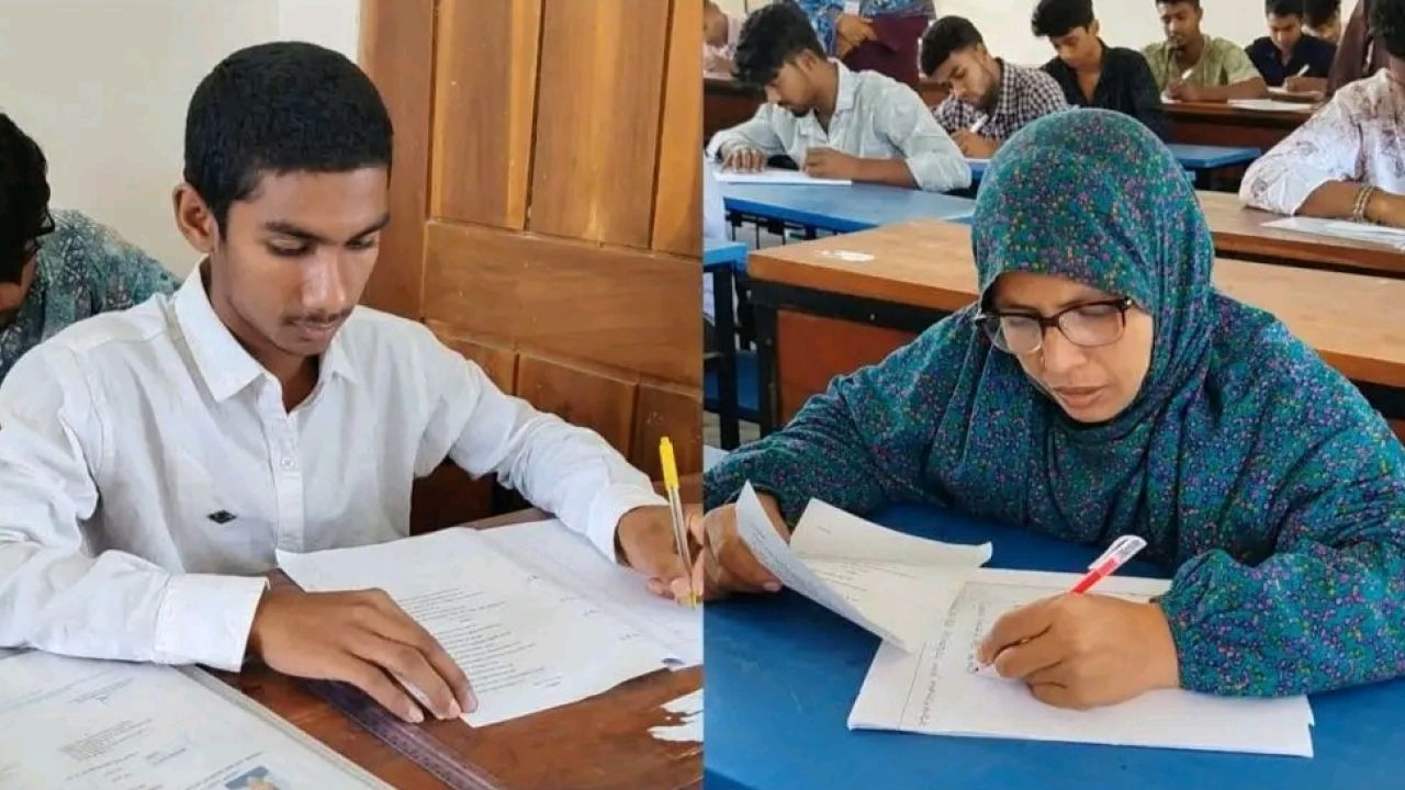 শিক্ষার কোনো বয়স নেই: ছেলের সঙ্গে এসএসসি পরীক্ষায় বসে অনন্য দৃষ্টান্ত গড়লেন মা
