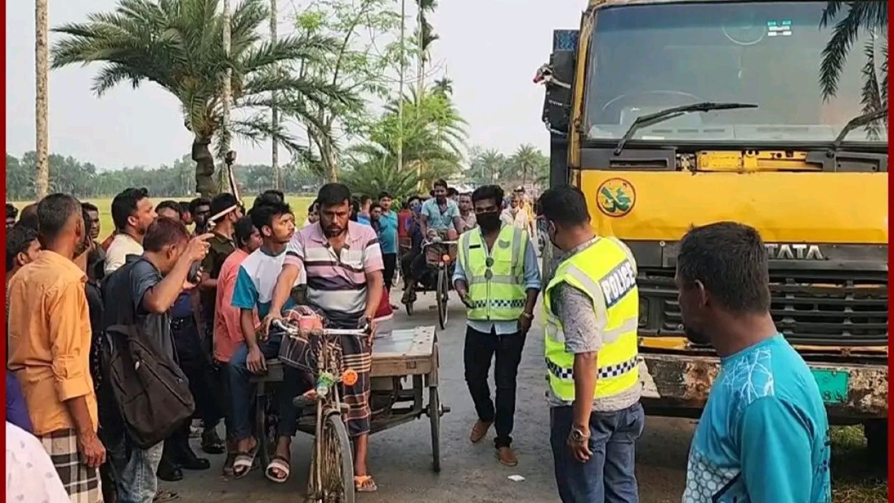 ঝিনাইদহে সড়কের পাশে দাঁড়ানো ট্রাক থেকে চালকের মৃতদেহ উদ্ধার